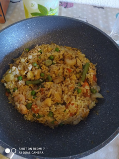 Una foto de Arroz Tailandés tres delicias