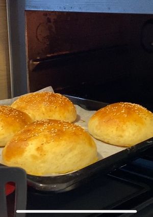A picture of Fluffy Hamburger Buns 🍔.