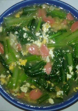 Foto resep Tumis Sawi Kuah Telur