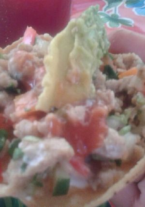 Una foto de Ceviche de soya