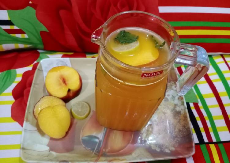Recipe of Award-winning Peach lemonade