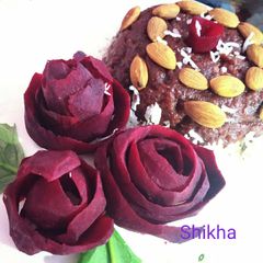A picture of Beetroot Halwa.