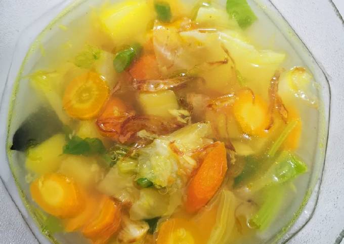 Cara Buat Sop kuah soto  dan lt;16 dan gt; Anti Gagal