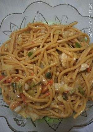 Foto resep Mie tumis (mie lidi)
