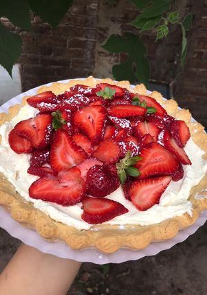 Una foto de Tarta de frutilla 🥧