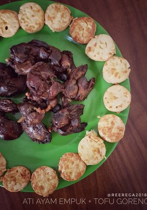 Foto resep 30. Ati Ayam Empuk + Tofu Goreng ala Ibuk Rega *wink #KamisManis