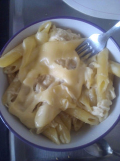 Una foto de Pasta rápida con pollo