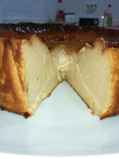 Una foto de Tarta de queso la viña