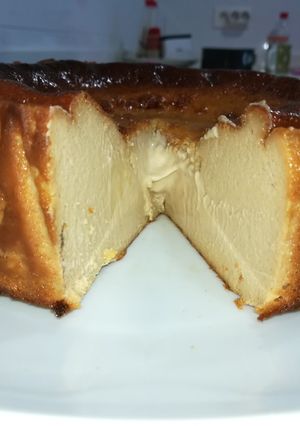 Una foto de Tarta de queso la viña