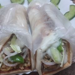Shawarma wrap A picture of Shawarma wrap.