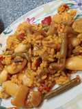 Iberian Paella with Garden Vegetables