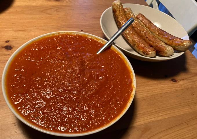 Salsa Currywurst Receta de ⓙⓤⓐⓝⓕⓡⓐ- Cookpad