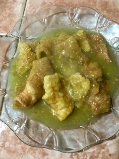 Una foto de Chicharrón en salsa verde