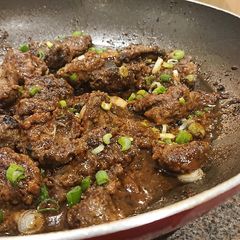 A picture of Chicken Liver Adobo.