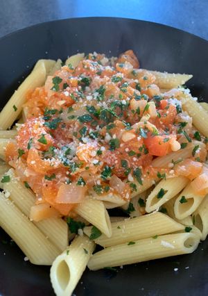 Une photo de Penne all’ arriabata