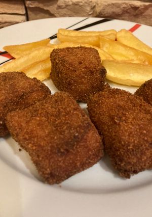 Una foto de Yakitoris de Salmón