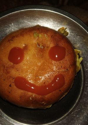 A picture of Veg homemade Burger.