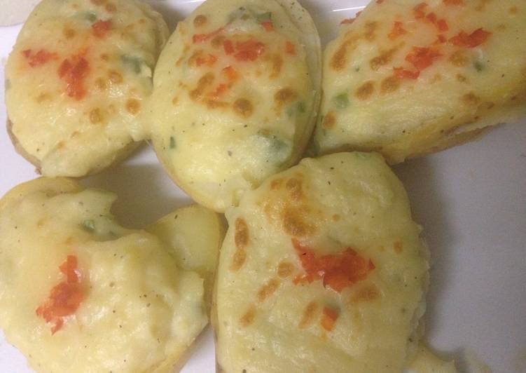 Easiest Way to Make Speedy Double bake creamy mashed potatas