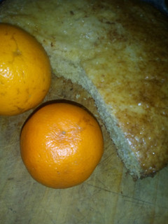 Una foto de Torta de naranja sin licuadora ni batidora