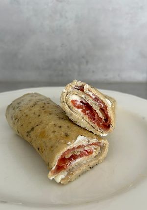 Foto di Crepes con Salmone Affumicato e Philadelphia