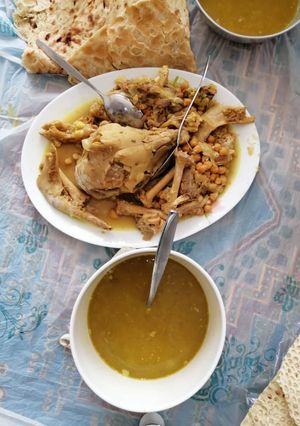عکسی از دستور کله و پاچه
