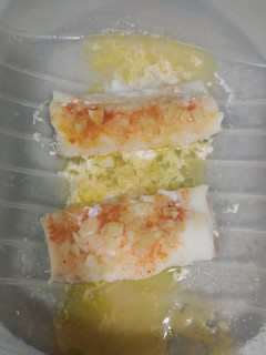 Una foto de Bacalao en estuche de vapor