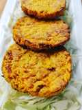 Burger di zucca con ricotta e curcuma