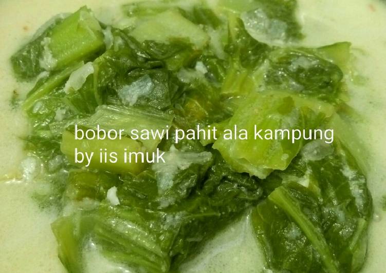 Bagaimana Membuat Bobor sawi ala kampung Anti Gagal