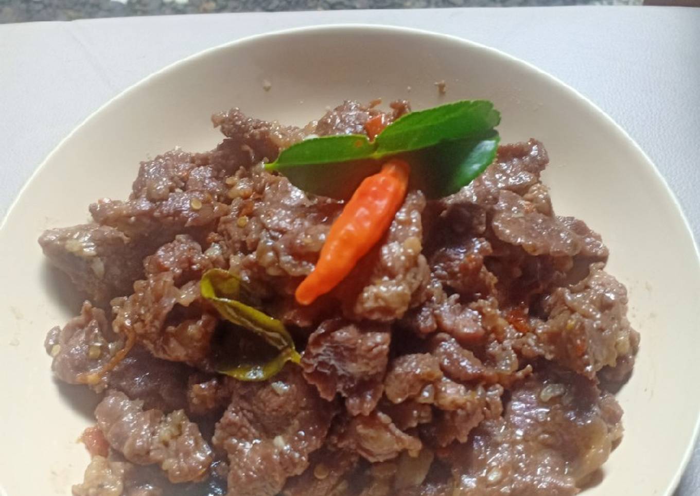 Resep Oseng Daging Sapi Pedas., Bikin Ngiler