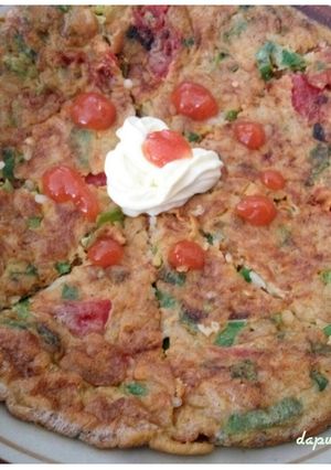 Foto resep Omelette nasi