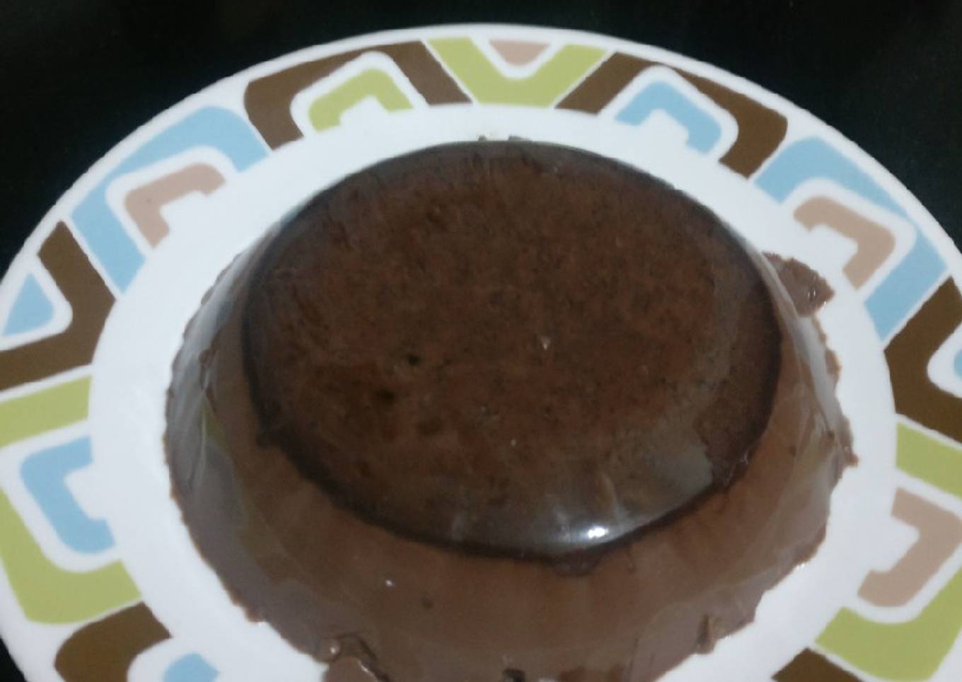 China grass chocolate pudding