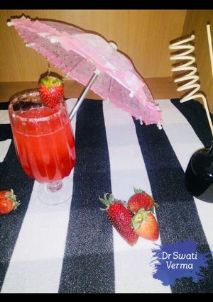 A picture of Strawberry mimosa.