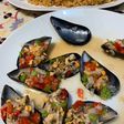 Mejillones rellenos a la vinagreta