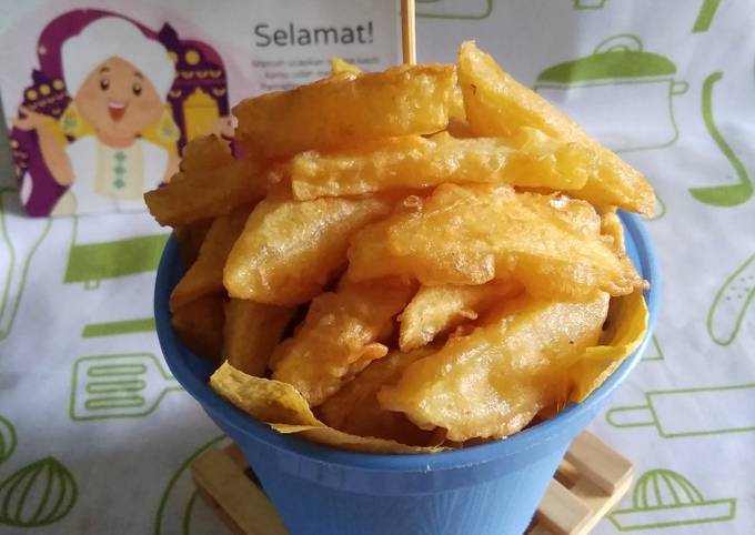 Resep Kentang Crispy (Ala Abang Cimol Kentang), Enak Banget