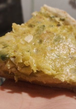 Una foto de Tarta simple y económica de zapallitos