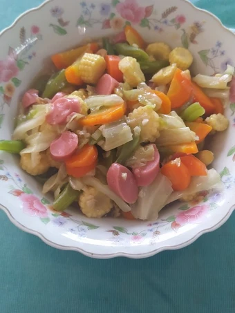 Easy Steps to Make Capcay plus Sosis the  Makes Drooling Perfect