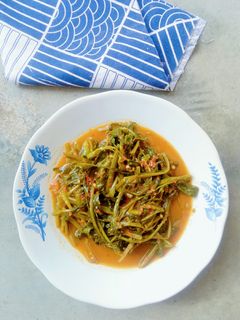 Foto resep Tumis Kangkung Terasi Pedas