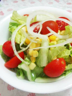 夏日清爽沙拉 的食譜成品照片
