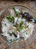 Leftover rice dahi butti