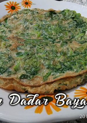 Foto resep Telur Dadar Bayam