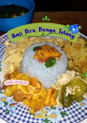 Foto resep Nasi Biru Bunga Telang 🪻💠
