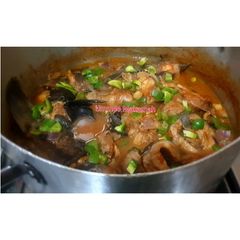 A picture of Catfish Peppersoup.