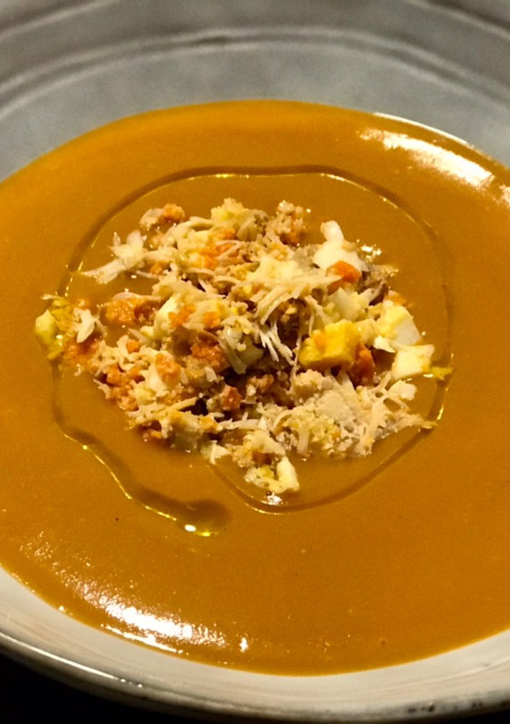 Una foto de Crema de marisco y buey de mar para Navidad 🎄🎁 en Mambo Cecotec