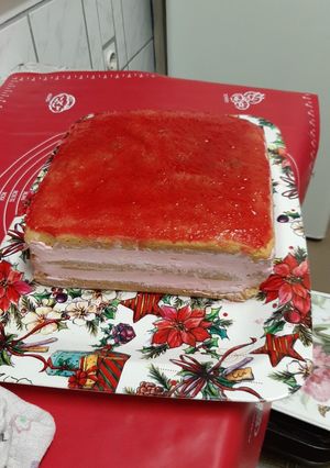 Málnás szelet recept fotója