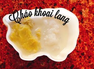 Hình của món Ăn dặm kiểu Nhật - 5m - Cháo khoai lang.