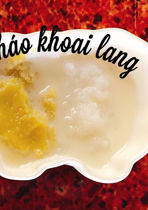 Hình của món Ăn dặm kiểu Nhật - 5m - Cháo khoai lang.