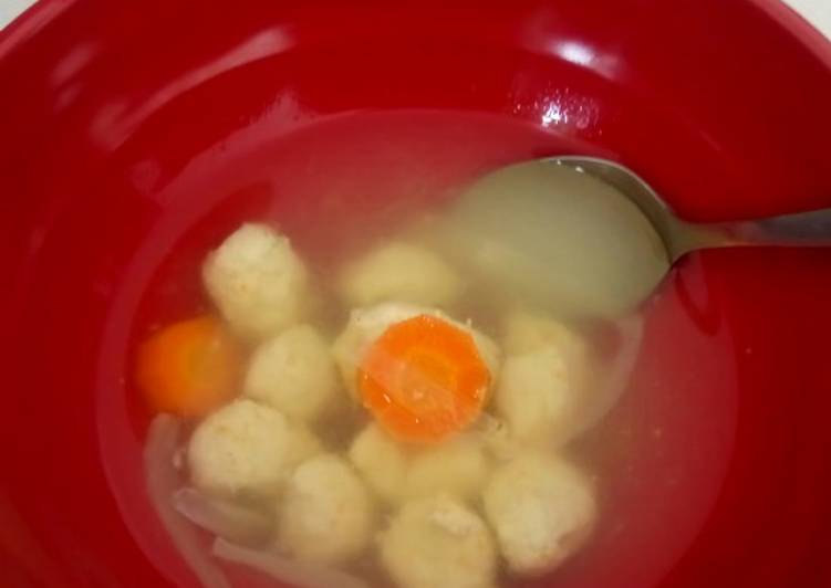 Bakso ayam ala Mama Brad 💕