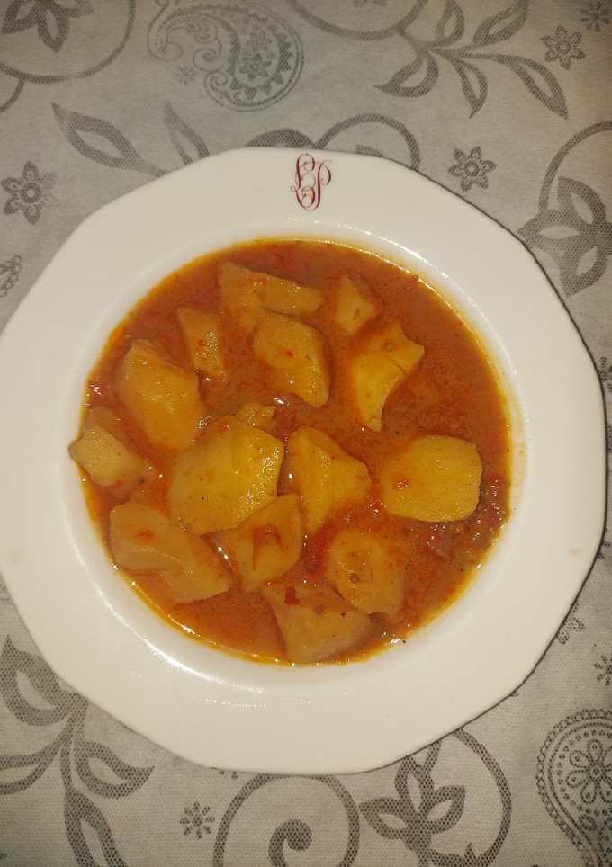 Una foto de Patatas a la riojana