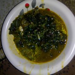 Okor soup A picture of Okor soup.