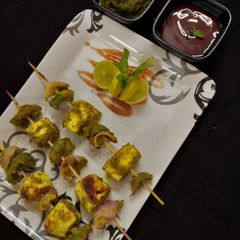 Haryali paneer tikka A picture of Haryali paneer tikka.